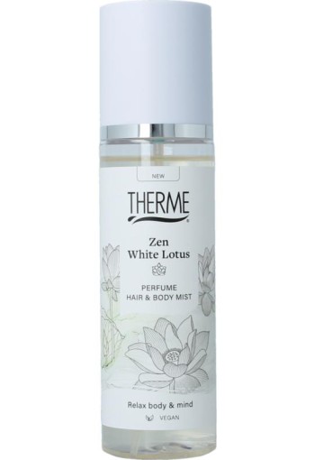 Therme Zen white lotus perfume hair & body mist (200 Milliliter)