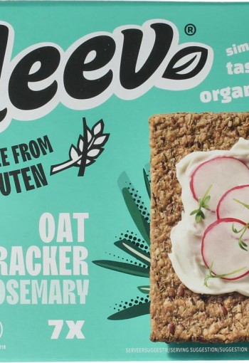 Leev Havercracker rozemarijn free from gluten bio (100 Gram)