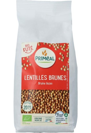 Primeal Bruine linzen bio (1000 Gram)