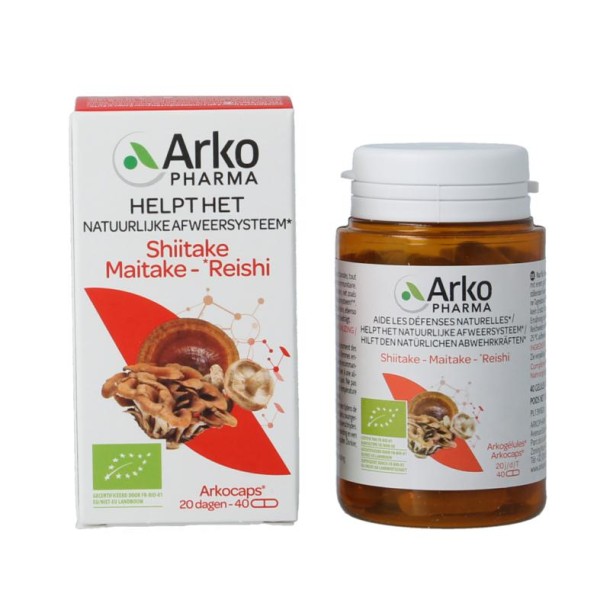 Arkocaps Reishi shiitake maitake bio (40 Capsules)