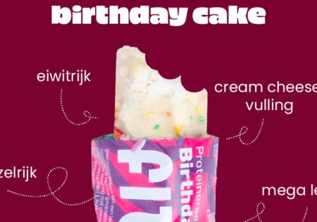 Fit Piggy eiwitreep Birthdaycake