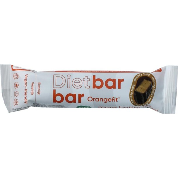 Orangefit Diet bar salty peanuts (60 Gram)