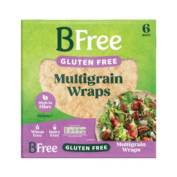 Bfree Multigranen wraps (6 Stuks)