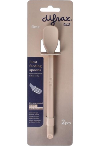 Difrax Lovi Lovi eerste voedingslepels assorti (2 Stuks)