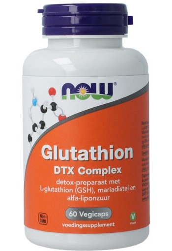 NOW Glutathion DTX complex (60 Vegetarische capsules)