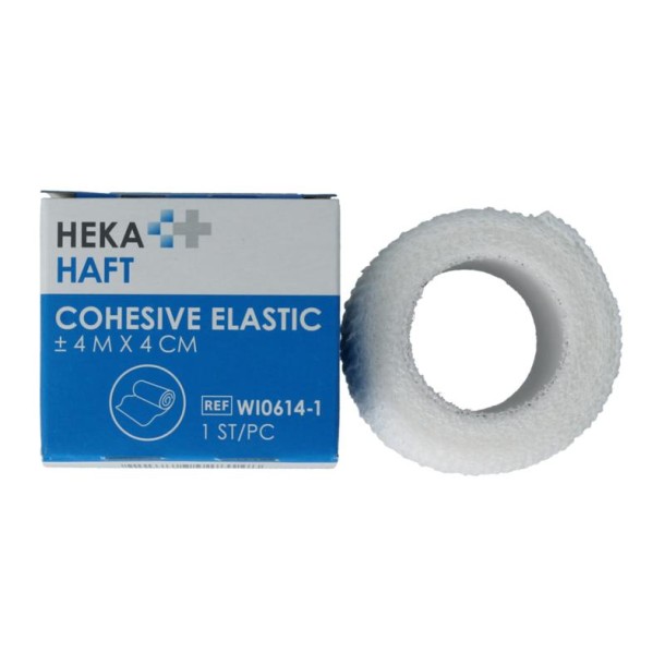Hekahaft Cohesive windsel 4m x 4cm (1 Rol)