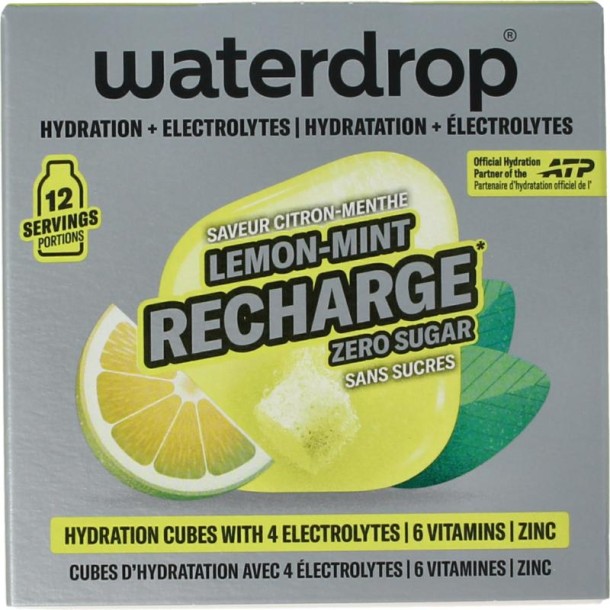 Waterdrop Microlyte lemon mint (12 Stuks)