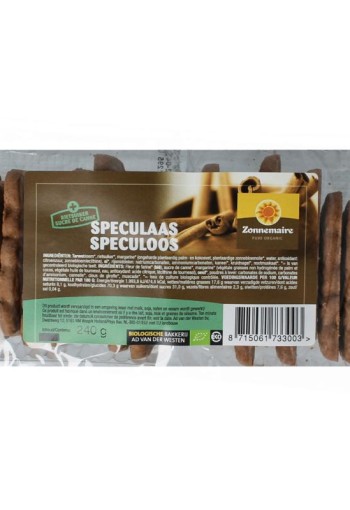 Zonnemaire Speculaas bio (240 Gram)