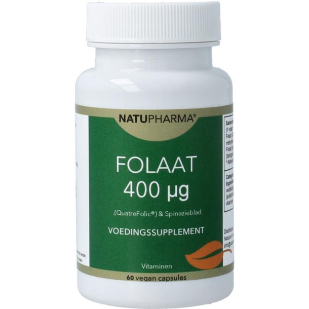 Natupharma Folaat 400ug quatrefolic (60 Stuks)