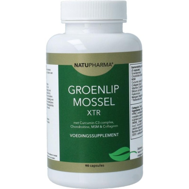 Natupharma Groenlipmossel xtr (90 Capsules)