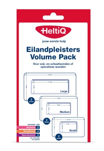 Heltiq Eilandpleister volume pack (6 Stuks)