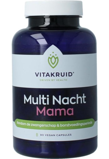 Vitakruid Multi nacht mama vegan (90 Vegetarische capsules)