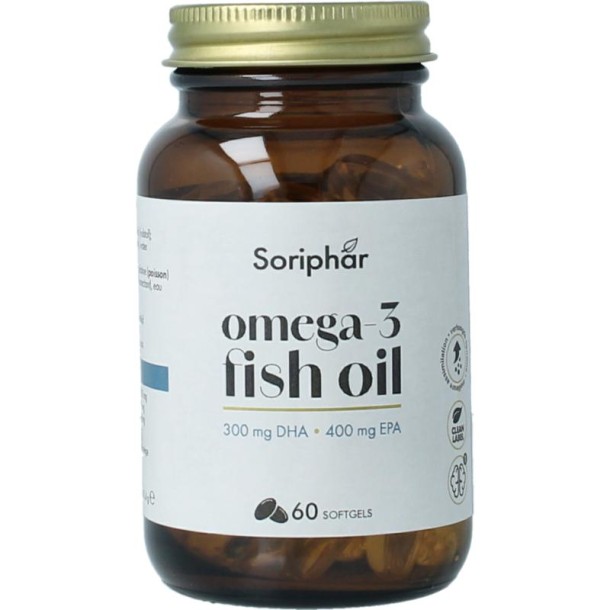 Soriphar Omega 3 fish oil (60 Softgels)