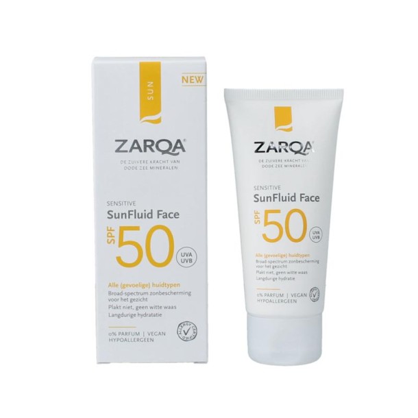 Zarqa Sunfluid SPF50 sensitive (50 Milliliter)