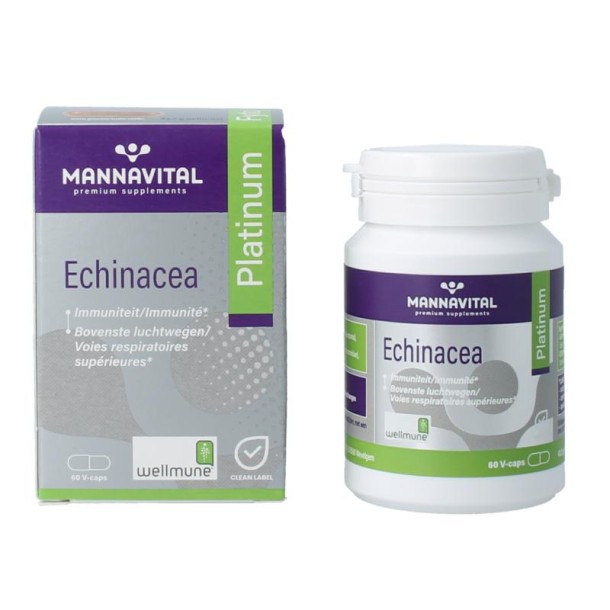 Mannavital Echinacea platinum (60 Vegetarische capsules)