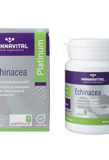 Mannavital Echinacea platinum (60 Vegetarische capsules)