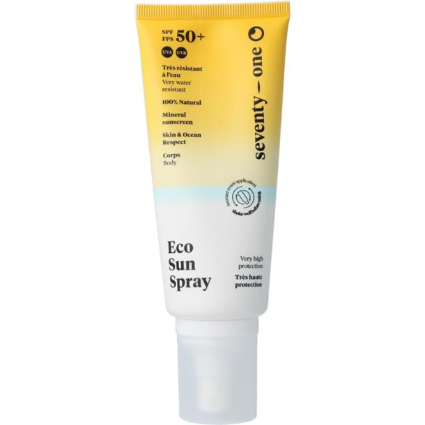 Seventyone Eco sunspray mineral SPF50 (100 Milliliter)