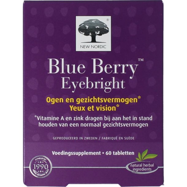 New Nordic Blue berry eyebright (60 Tabletten)