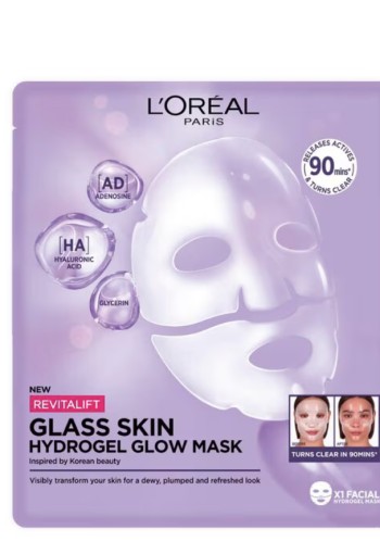 L'Oréal Paris Revitalift Glass Skin Hydrogel Glow Mask