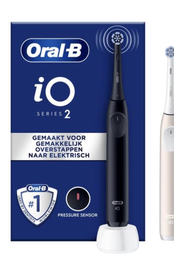 Oral B Elektrische tandenborstels IO2 duo black/pink (2 Stuks)