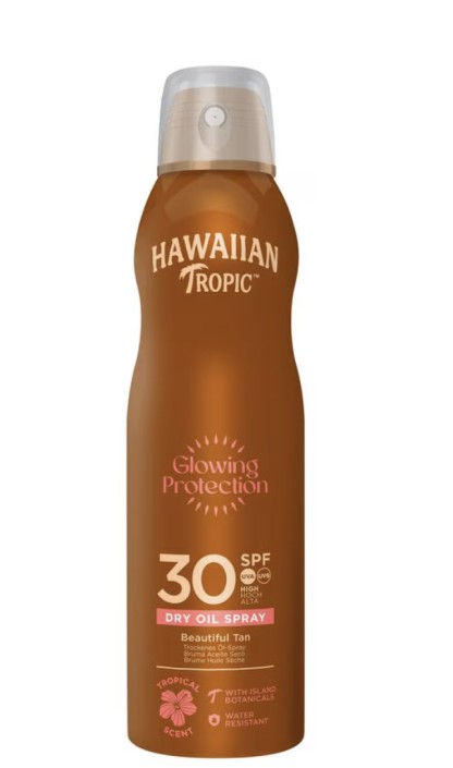 Hawaiian Tropic Glowing Protection Oil C Spray SPF30 180 ML
