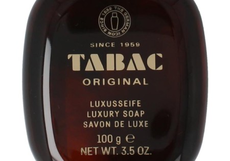 Tabac Original zeep met plastic houder (100 Gram)