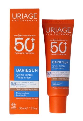 Uriage Bariesun golden tinted cream SPF50 (50 Milliliter)