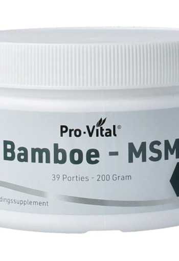 Pro-Vital Bamboe MSM (200 Gram)