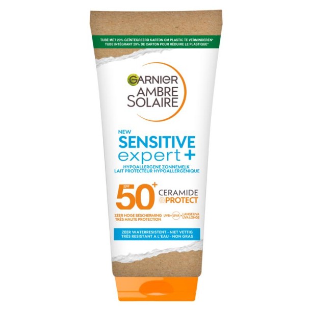 Garnier Ambre Solaire Sensitive Expert+ Zonnebrandmelk SPF 50+ Ceramide Protect 175 ml