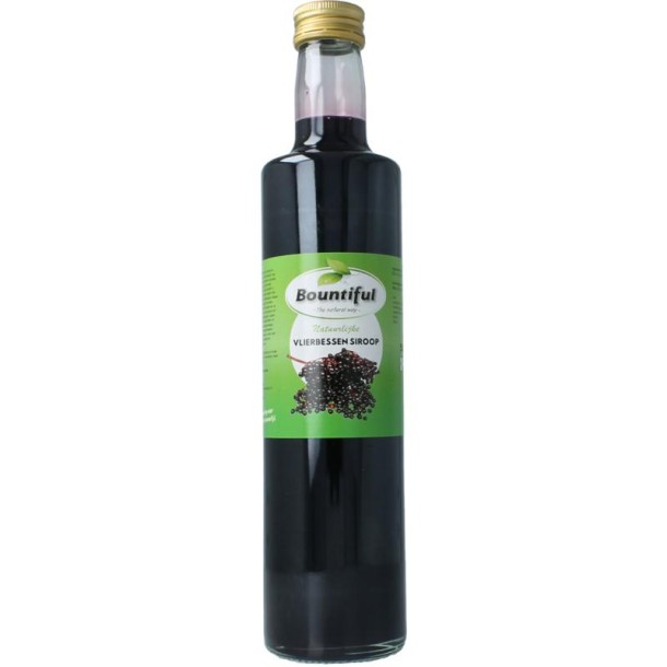 Bountiful Vlierbessen siroop (500 Milliliter)