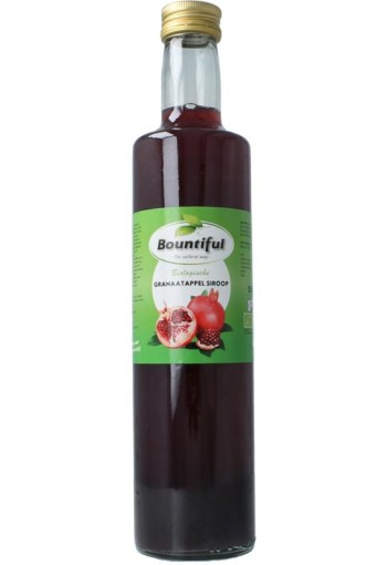 Bountiful Granaatappel siroop bio (500 Milliliter)