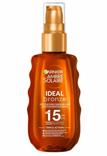 Garnier Ambre Solaire Ideal Bronze Beschermende Zonneolie SPF 15 150 ml