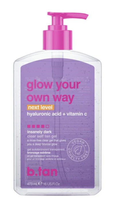 B.tan Glow Your Own Way Next Self Tan Gel