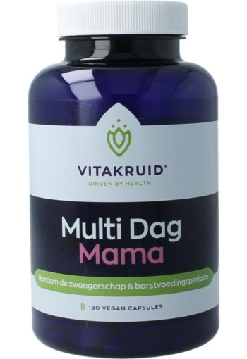 Vitakruid Multi dag mama vegan (180 Vegetarische capsules)