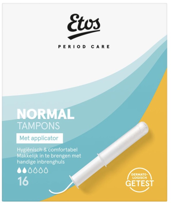 Etos Normal Tampons Met Applicator 16 stuks