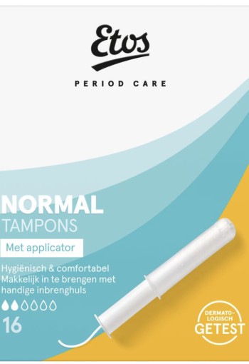 Etos Normal Tampons Met Applicator 16 stuks