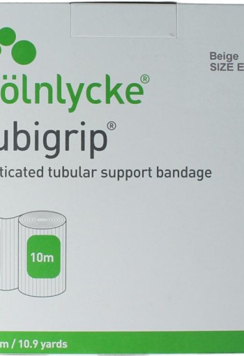 Tubigrip Elastisch buisverband E 10m x 8,75cm huidkleur (1 Stuks)