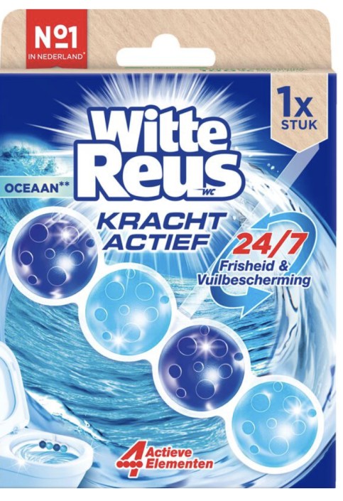 Witte Reus Kracht Actief Oceaan Toiletblok 50 GR 3 STUKS
