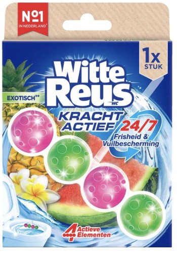 Witte Reus Kracht Actief Exotisch Toiletblok 50 GR. 3 stuks