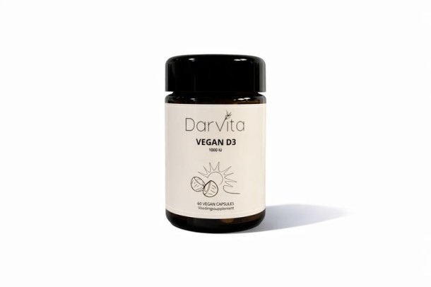 Darvita D3 1000 IU MCT-poeder (kokos) (60 Vegetarische capsules)