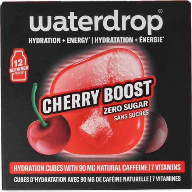Waterdrop Microenergy cherry boost (12 Stuks)