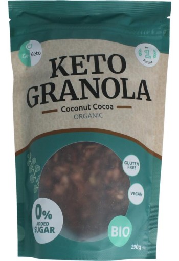 Go-Keto Granola kokos chocolade bio (290 Gram)