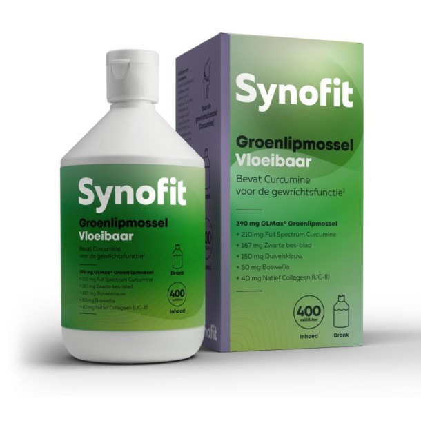 Synofit Groenlipmossel vloeibaar (400 Milliliter)