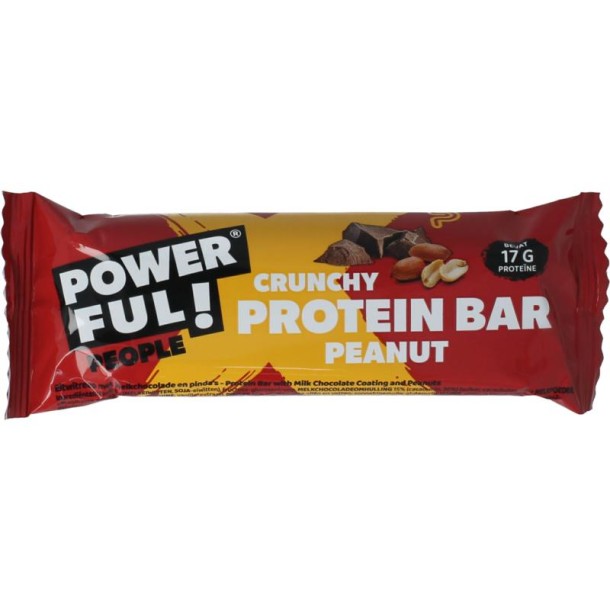 Powerful People Proteine reep peanut (55 Gram)