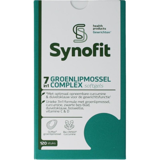 Synofit 7 in 1 groenlipmossel complex (120 Capsules)