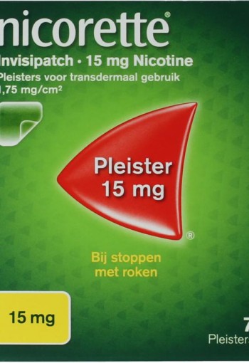 Nicorette Patch invisible 15mg (7 Stuks)