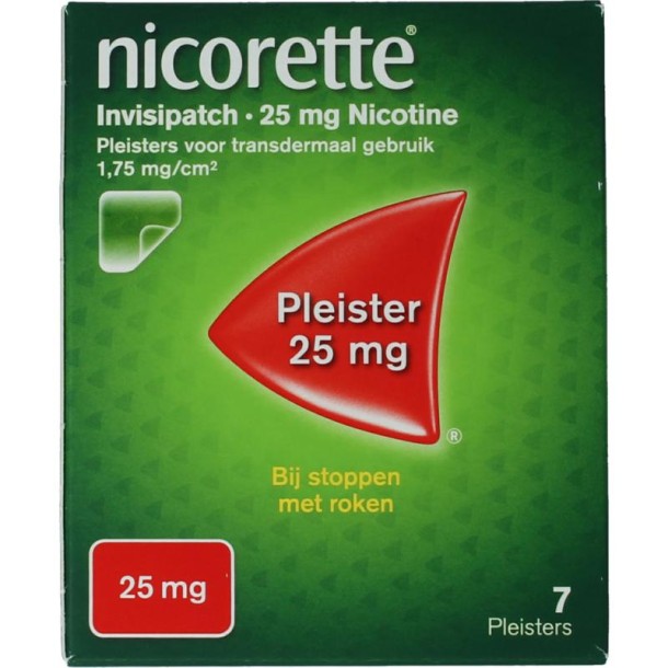 Nicorette Patch invisible 25mg (7 Stuks)