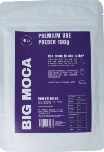 Bigmoca Ube poeder 100% (100 Gram)