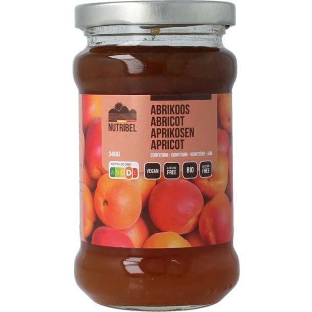 Nutribel Abrikozen confituur bio (340 Gram)