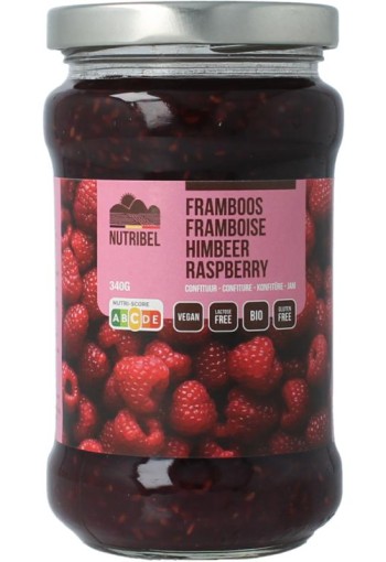 Nutribel Frambozen confituur bio (340 Gram)